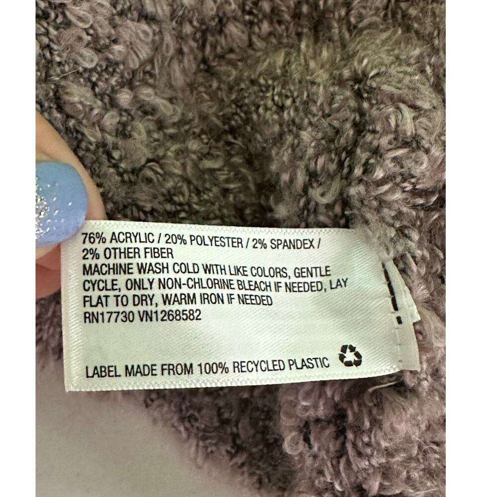 Universal Threads Brown Fringe Loop Chunky Open F… - image 4